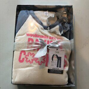 Justice not Walmart girls pajamas Baking Cookies size L w cookie making set